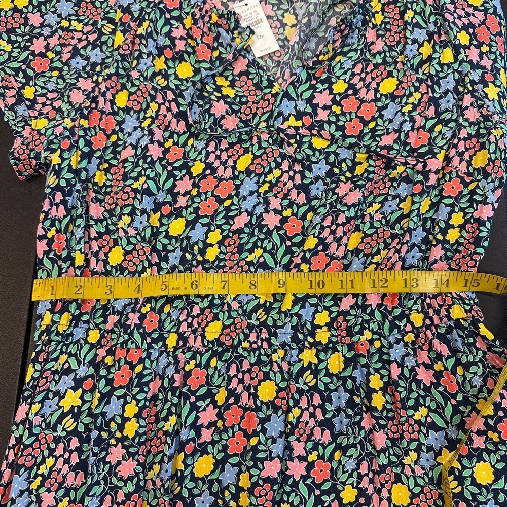 Talbots Pink and Yellow Midi Sundress Cap Sleeve NWT - Picture 9 of 12